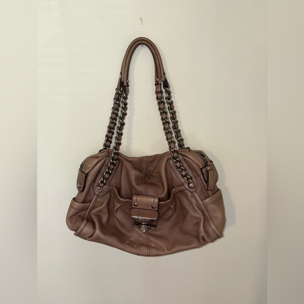 B. Makowsky Leather Purse Bag